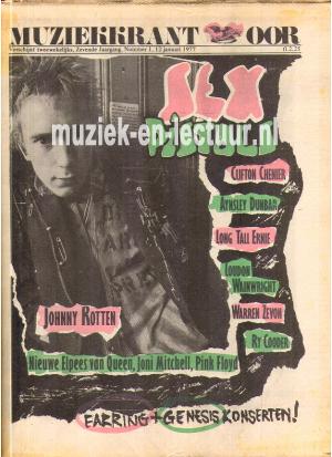 Muziekkrant Oor 1977 nr. 01